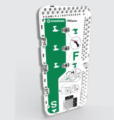 Трафарет для установки подъемника ФриСпейс
