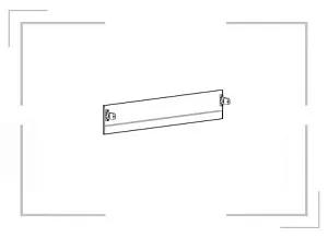 ПЕРЕДНЯЯ ПАНЕЛЬ ВНУТРЕННЕГО ЯЩИКА AVANTECH YOU, H101,KD16,KB450,БЕЛАЯ