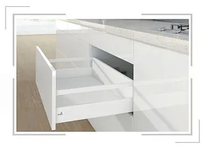 КОМПЛЕКТ КОРОБА INNOTECH ATIRA ПОЛНОГО ВЫДВ. С SILENT SYSTEM, H144,NL520,РЕЛИНГИ,ЦВЕТ БЕЛЫЙ