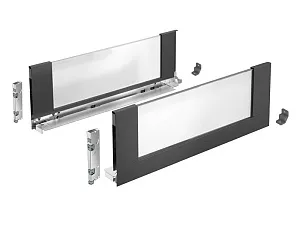 БОКОВИНА ЯЩИКА AVANTECH YOU INLAY,H187,NL600,АНТРАЦИТ, ЛЕВАЯ