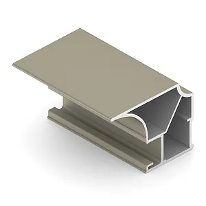 Профиль верт. Flat, Шампань матовая