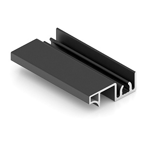 Рамка узкая SLIM, Чёрный матовый