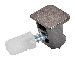 Jinio J9-8 Полкодержатель с квадратным основанием черный никель