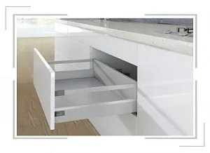 КОМПЛЕКТ ЯЩИКА INNOTECH ATIRA ПОЛНОГО ВЫДВ. ДЛЯ PUSH TO OPEN SILENT,30КГ,H176,NL470,СЕРЫЙ