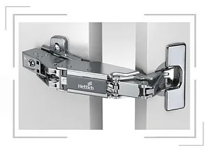 ПЕТЛЯ SENSYS 8687,УГОЛ 165ГР, ЧАШКА TH42D35,НАКЛАДНАЯ,B12,5