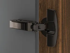 ПЕТЛЯ SENSYS 8676,УГОЛ 110ГР, ЧАШКА TH52D35,НАКЛАДНАЯ,B12,5, ЧЕРНЫЙ ОБСИДИАН