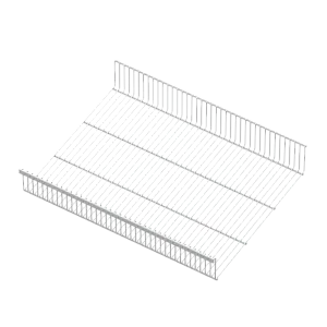 Полка-корзина проволочная, серия 460, L=550, Белый, RA