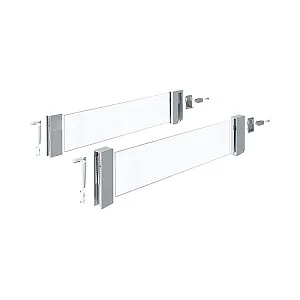 Комплект надставок на боковину DesignSide InnoTech Atira,NL5 20,H176,стекло,прозрачные