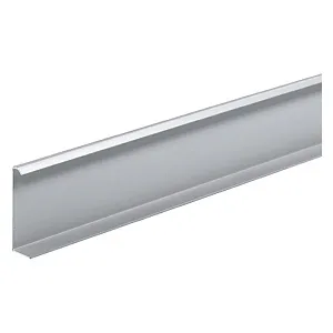 ПРОФИЛЬ КОНЦЕВОЙ,L2500,H46, ПЕРФОРИРОВАННЫЙ,СТАЛЬ,ЦВЕТ СЕРЕБРИСТЫЙ