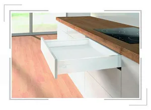 КОМПЛЕКТ ЯЩИКА INNOTECH ATIRA ПОЛНОГО ВЫДВ. С SILENT SYSTEM, H70,NL520,ЦВЕТ БЕЛЫЙ