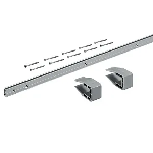 КОМПЛЕКТ ПРОФИЛЕЙ SLIDELINE M, L4000,H22,ЦВЕТ СЕРЕБРИСТЫЙ