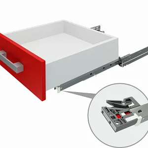 Направляющие скрытого монтажа В-Slide DB8981Zn/300
